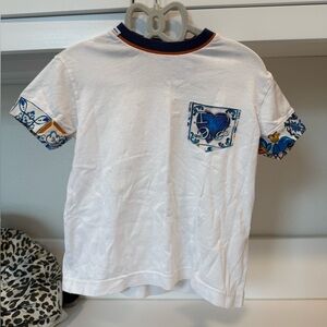 Dolce & Gabbana White Cotton T-Shirt